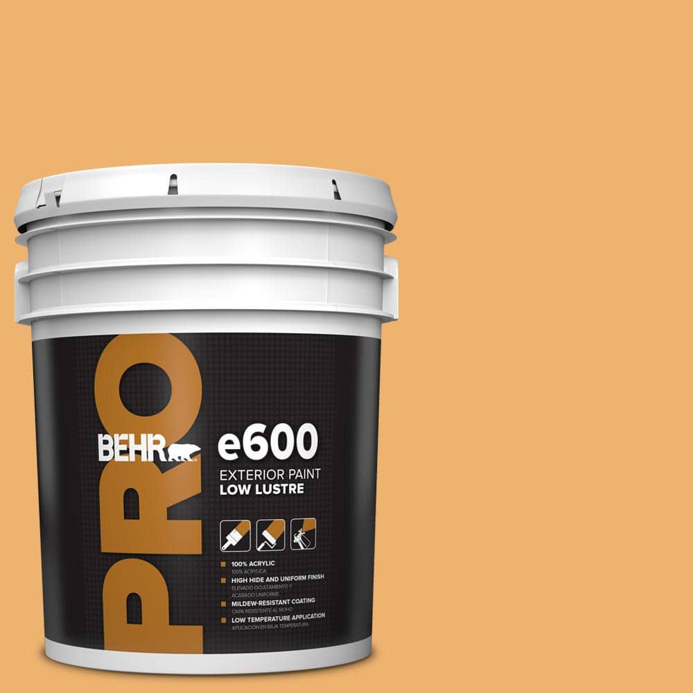BEHR PRO 5 gal. #PPU6-03 Sunburst Low Luster Exterior Paint