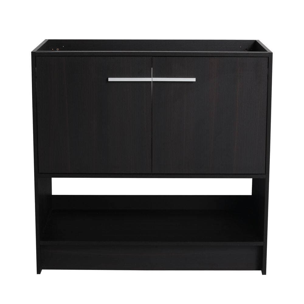 Noble House Marigold 24 in. W Modern Freestanding Bath Vanity Cabinet without Top with 2 Doors (2)