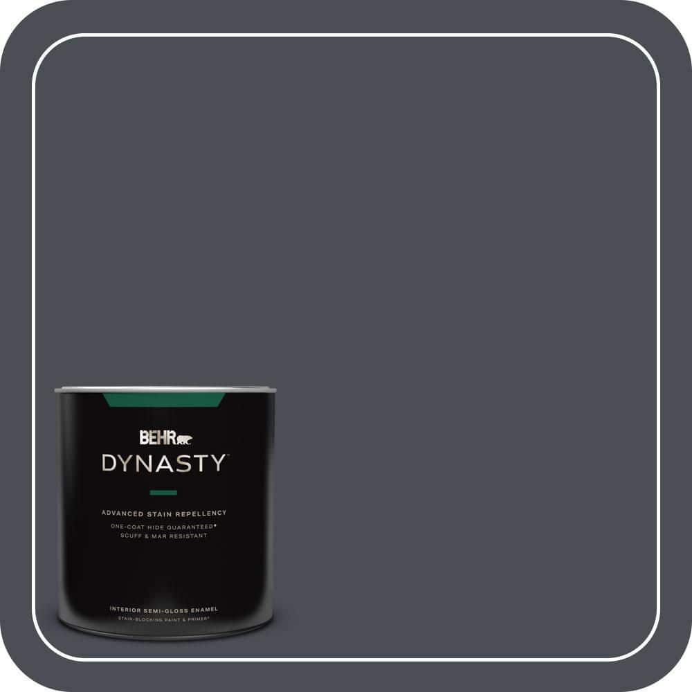 BEHR DYNASTY 1 qt. #PPU15-20 Poppy Seed One-Coat Hide Semi-Gloss Enamel Interior Stain-Blocking Paint and Primer