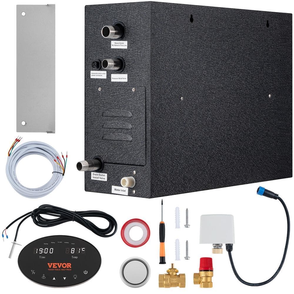 VEVOR Steam Shower Generator 15000-Watt Segmented Heating and Temperature Customization Home Steam Generator (1)