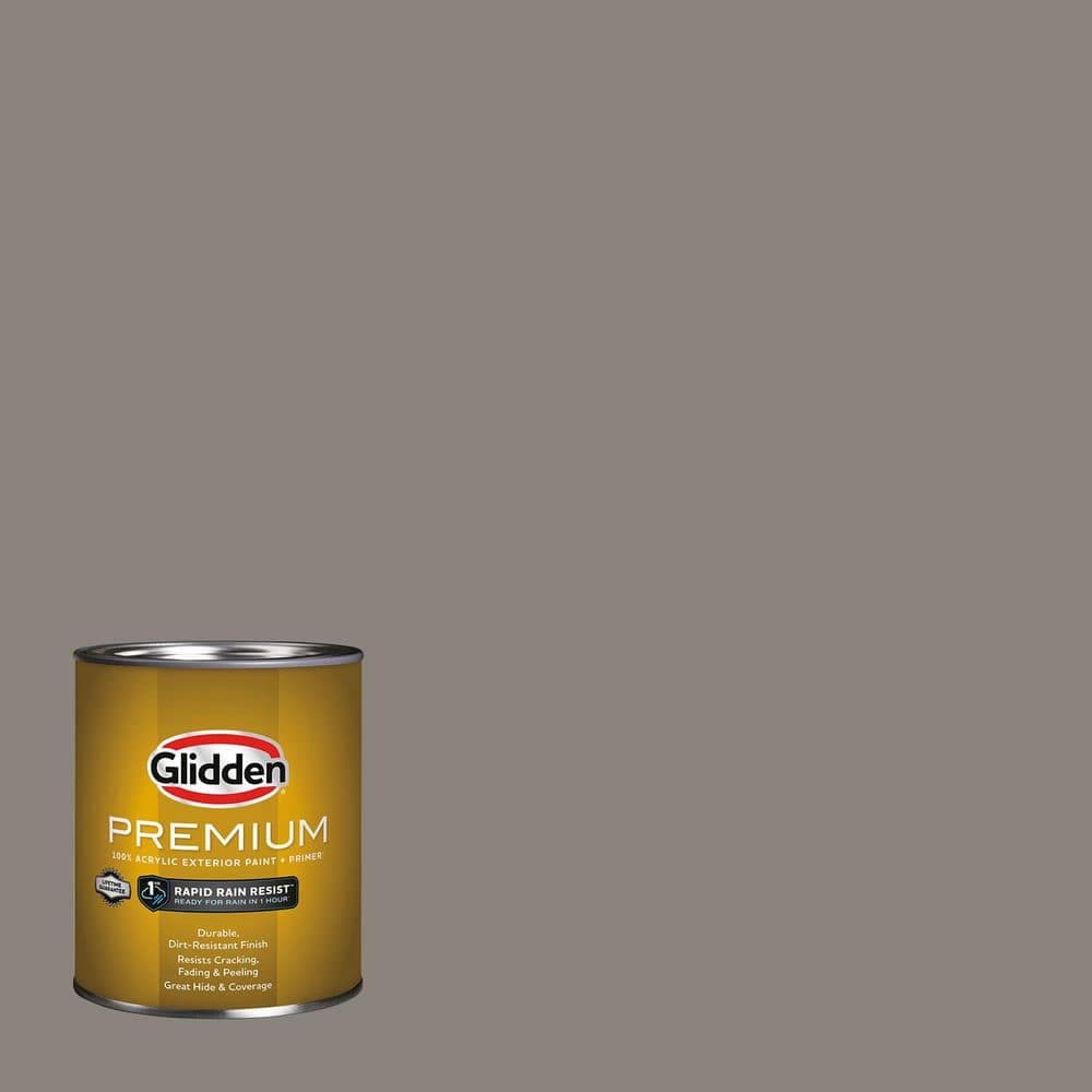 Glidden Premium 1 qt. PPG1006-5 So Sublime Semi-Gloss Exterior Latex Paint