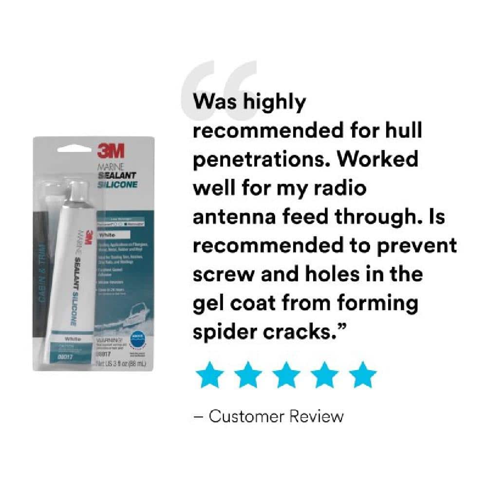 3M 3 oz. Marine Fast Cure Adhesive Sealant (4)