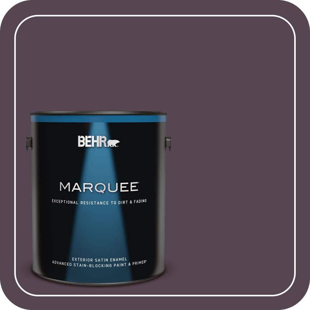 BEHR MARQUEE 1 gal. #680F-7 Baritone Satin Enamel Exterior Paint & Primer