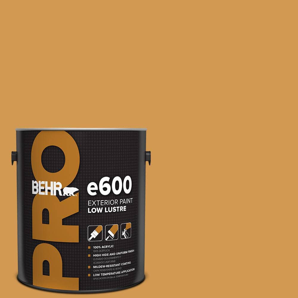 BEHR PRO 1 gal. #PPU6-02 Saffron Strands Low Luster Exterior Paint