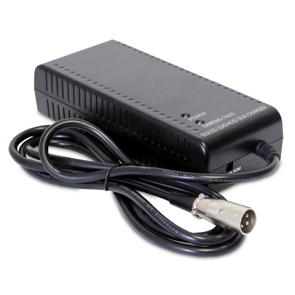 UPG 24-Volt 5A 3-Stage AGM/GEL Charger w/5.9 ft. Cordset