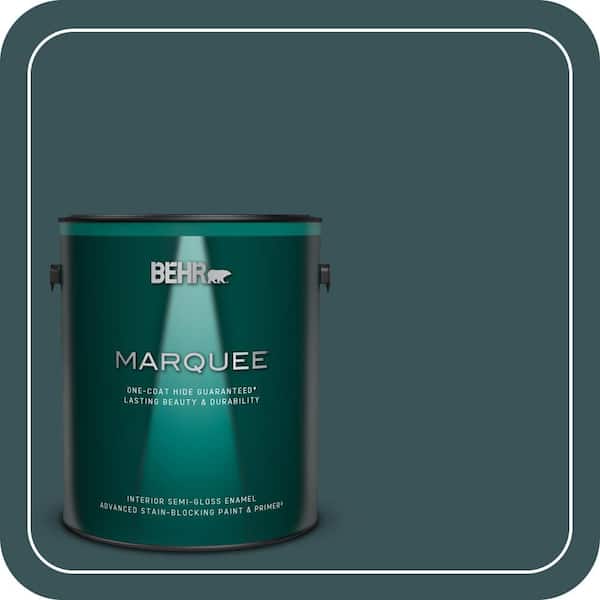 BEHR MARQUEE 1 gal. #T11-6 Almost Famous Semi-Gloss Enamel Interior Paint & Primer (2)