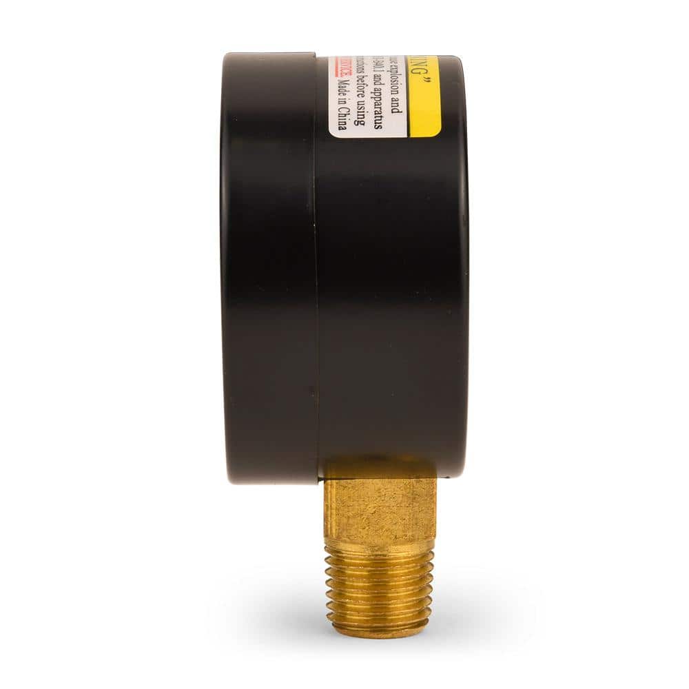 Everbilt 100 PSI Pressure Gauge with 1/4 in. Lower Connection (3)
