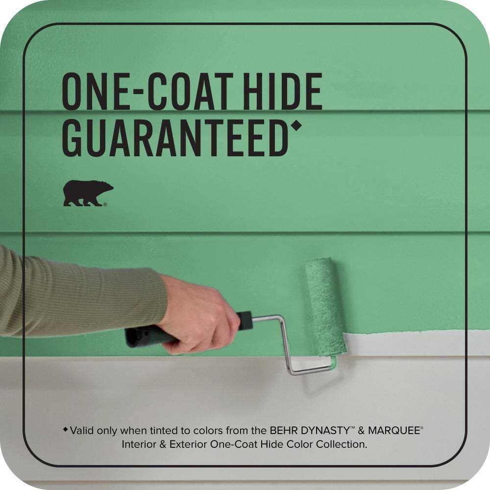 BEHR MARQUEE 5 gal. #P410-5 Lily Pads Flat Exterior Paint & Primer (3)