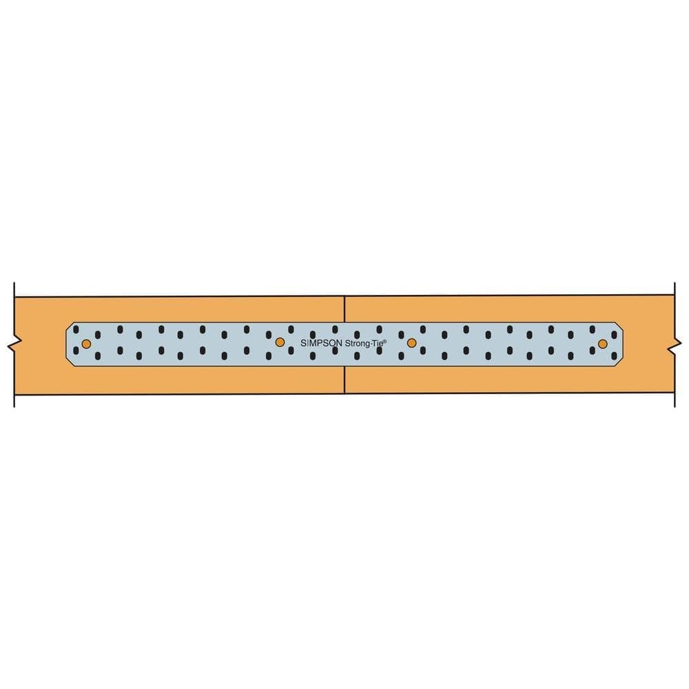 Simpson Strong-Tie MSTC 40-1/4 in. 16-Gauge Galvanized Medium Strap (2)