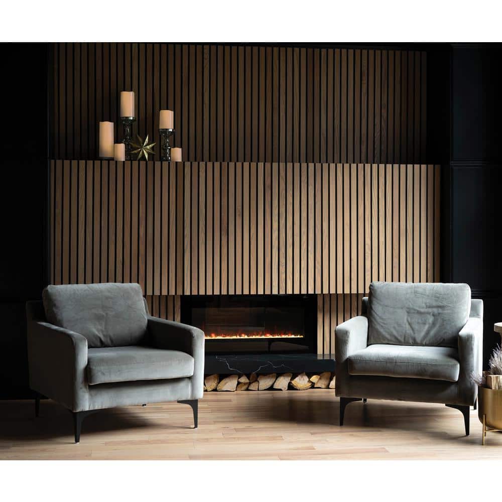 Weaber Slat Walls / Prefinished Oyster Red Oak 1/4 in. x 2 in. x 3 ft. / 37 Piece Pack (3)