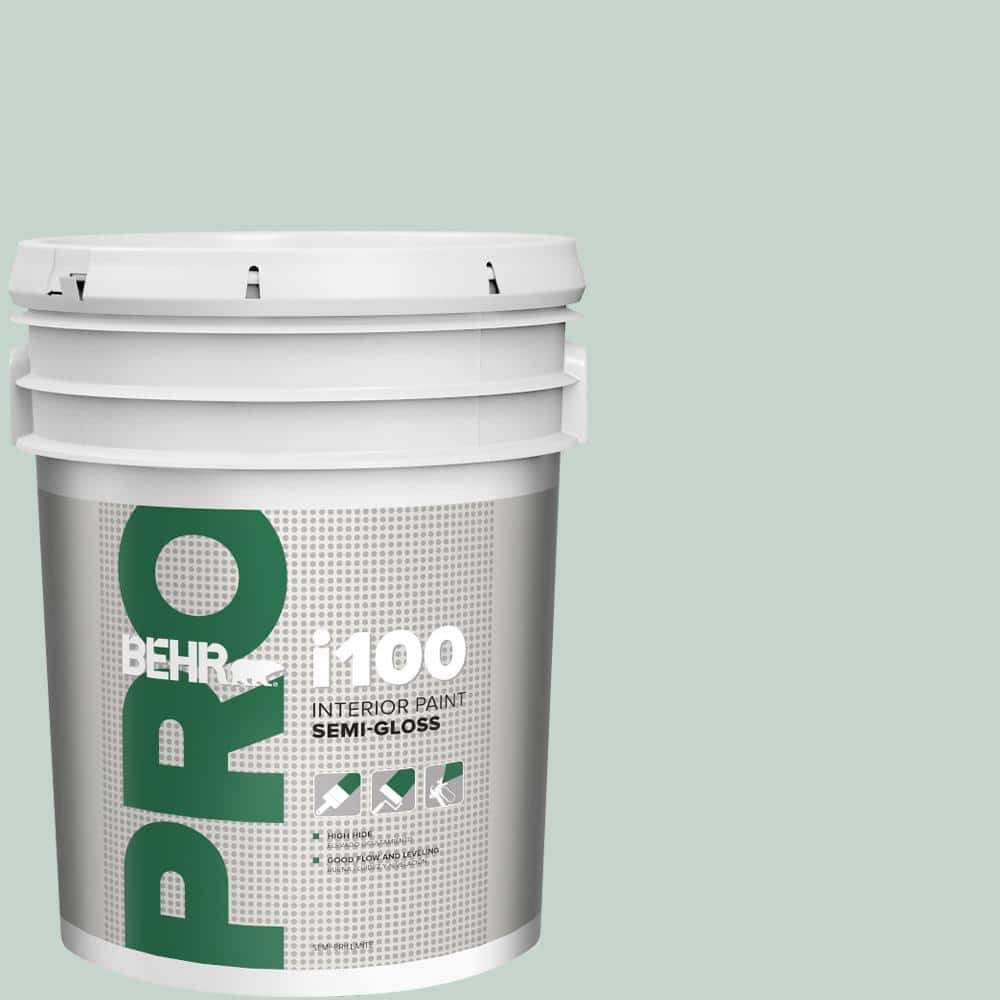 BEHR PRO 5 gal. #N430-2 Natures Reflection Semi-Gloss Interior Paint