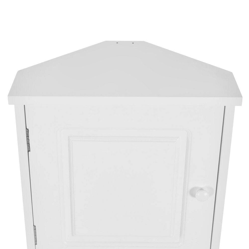 Dueyeeri 15 in. W 9 in. D 67 in. H MDF Linen Cabinet with Two Doors and Adjustable Shelves (3)