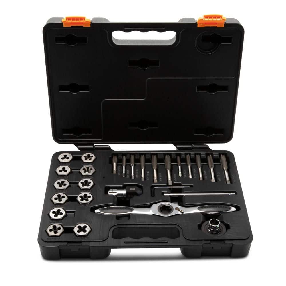 GEARWRENCH SAE Ratcheting Tap and Die Set (27-Piece) (1)