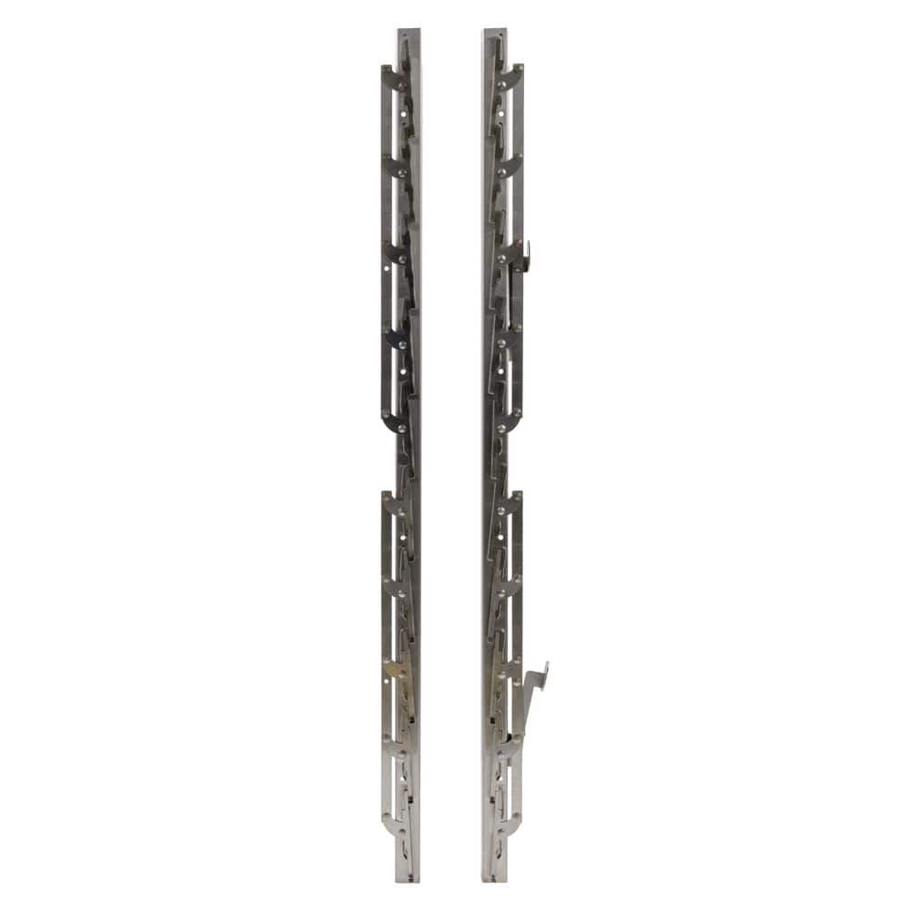 MSI Jalousie Natural Window Projection 10-Blade Brackets 36.5 in. x 4 in. Right Hand Operation (2)