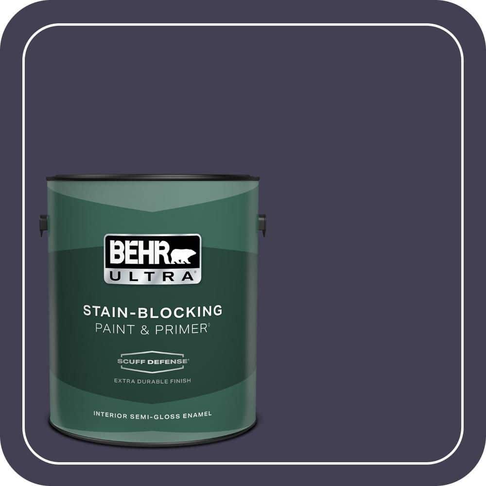 BEHR ULTRA 1 gal. #MQ5-39 Artistic License Extra Durable Semi-Gloss Enamel Interior Paint & Primer