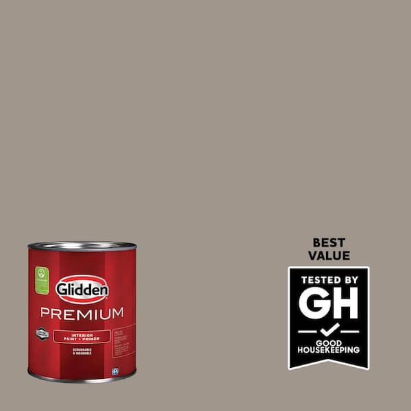 Glidden Premium 1 qt. #PPG1022-4 Rock Slide Eggshell Interior Latex Paint
