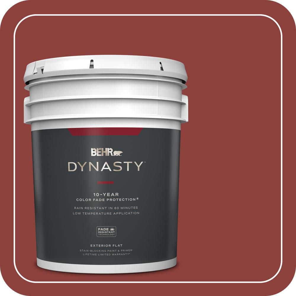 BEHR DYNASTY 5 gal. #PPU2-03 Allure Flat Exterior Stain-Blocking Paint & Primer