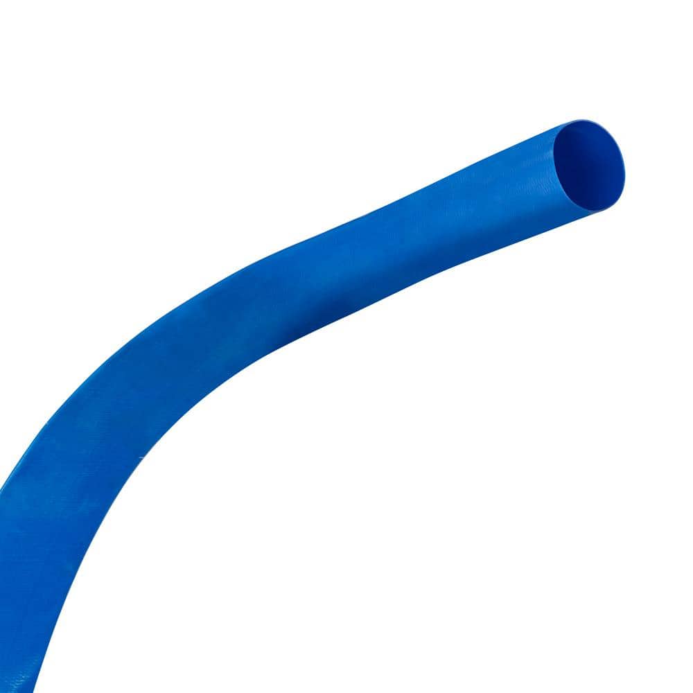 Alpine Corporation 2 in. Diameter x 300 ft. Heavy Duty PVC Lay Flat Water Discharge and Backwash Hose for Draining Pools, Ponds and More (2)