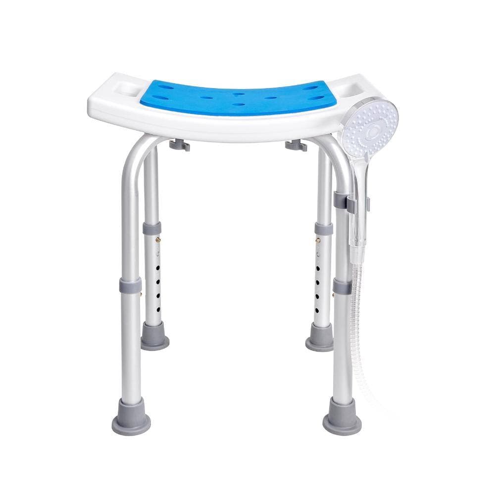 Volenca Shower Chair, Height Adjustable Shower Stool, Non-Slip Bath Seat for Shower or Tub, 350 Lbs Capacity (3)