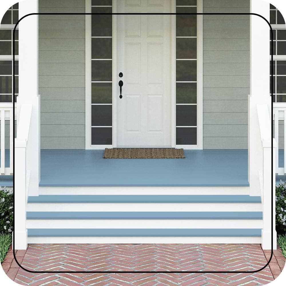 BEHR PREMIUM #S500-4 Textured Low-Lustre Enamel Interior/Exterior Porch and Patio Anti-Slip Floor Paint (2)
