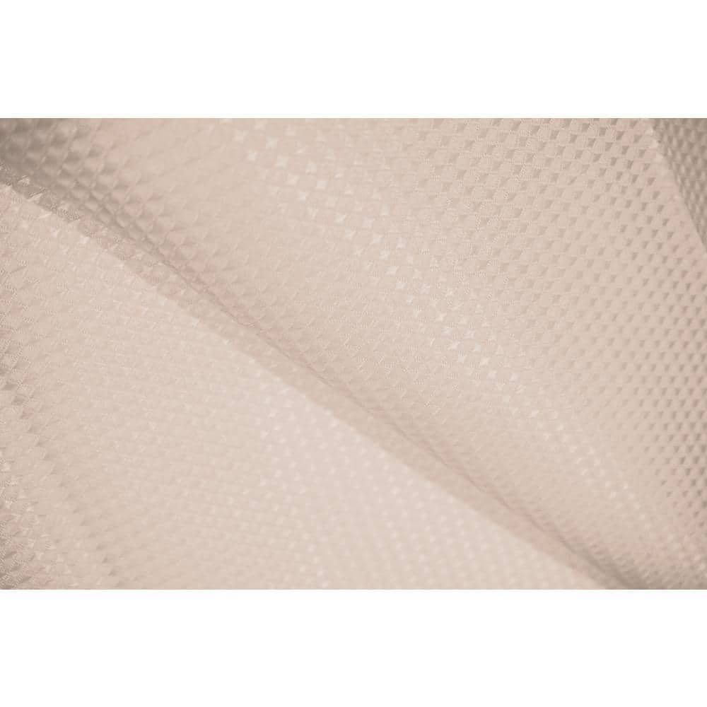 Dainty Home Hotel Collection Waffle 72 in. Peach Shower Curtain (3)