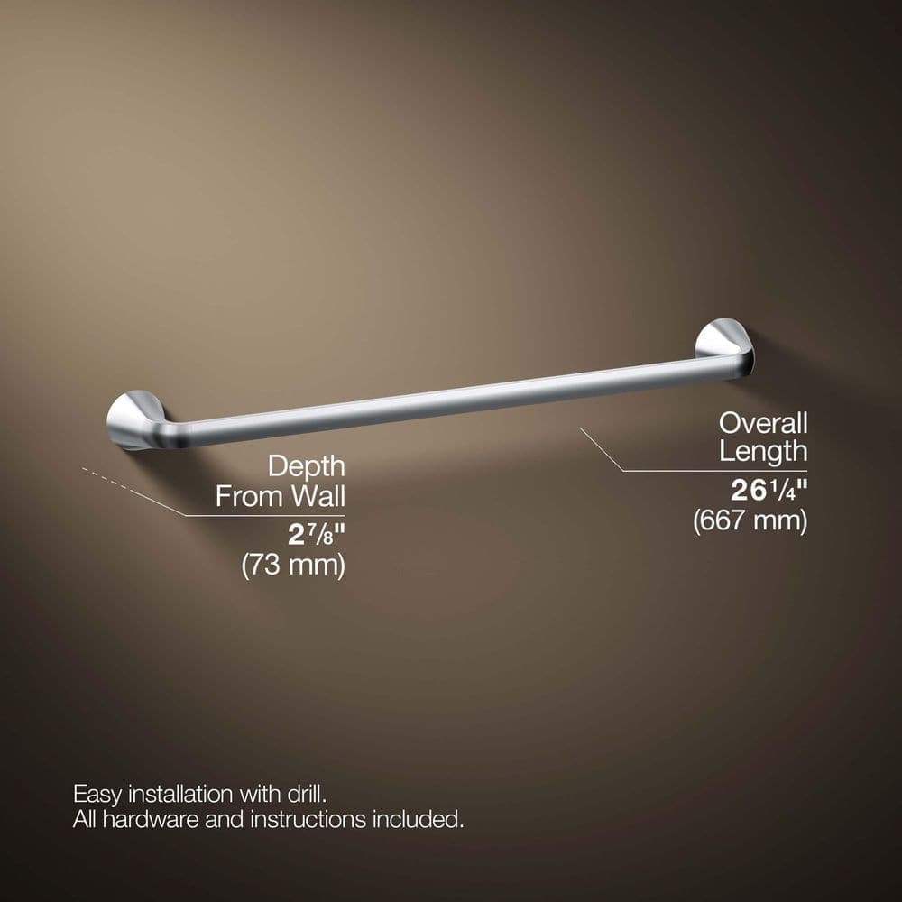 KOHLER Cursiva Wall Mounted Towel Bar (3)
