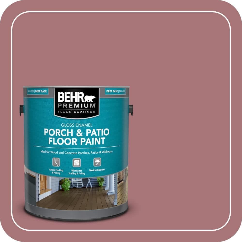 BEHR PREMIUM 1 gal. #S130-5 Heirloom Rose Gloss Enamel Interior/Exterior Porch and Patio Floor Paint