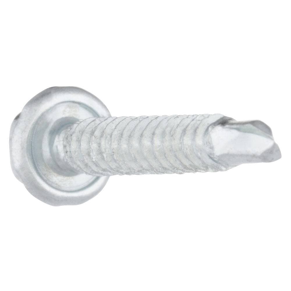 Everbilt #10 x 1-1/4 in. Hex Head Zinc Plated Sheet Metal Screw (50-Pack) (3)