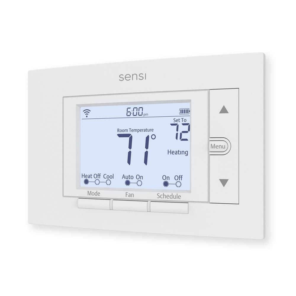 Copeland Sensi Smart Thermostat, Wi-Fi 7-day Programmable  No C-Wire Required for Most Systems (3)