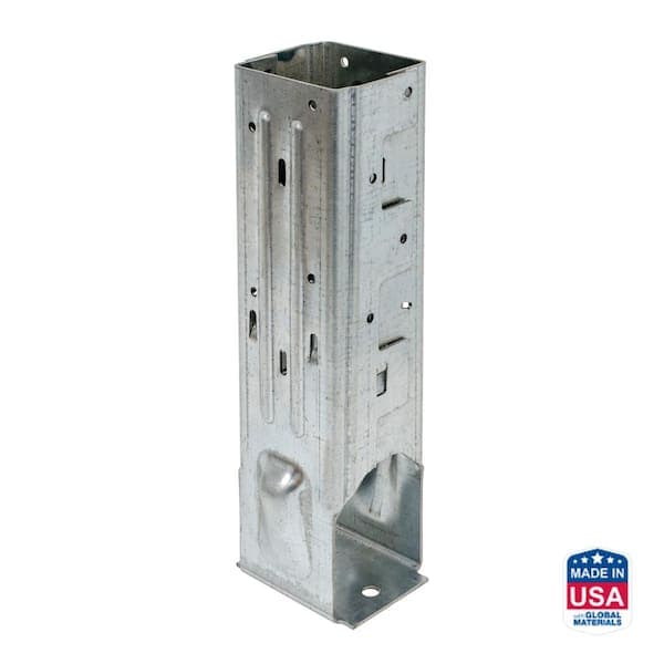 Simpson Strong-Tie MPBZ ZMAX Galvanized Moment Post Base for 4x4 Nominal Lumber with SDS Screws (2)