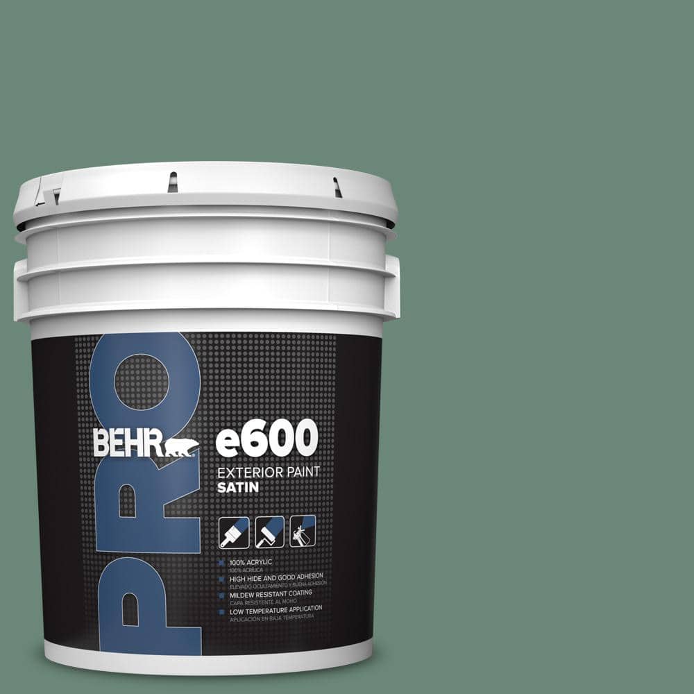 BEHR PRO 5 gal. #S420-5 Sycamore Grove Satin Exterior Paint