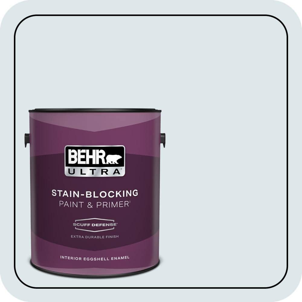 BEHR ULTRA 1 gal. #570E-1 Glass Bead Extra Durable Eggshell Enamel Interior Paint & Primer