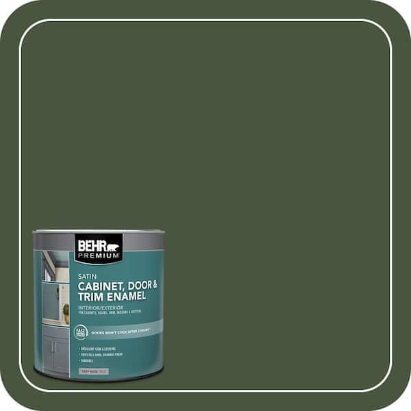 BEHR PREMIUM 1 qt. #MQ6-49 Chard Satin Enamel Interior/Exterior Cabinet, Door & Trim Paint (2)
