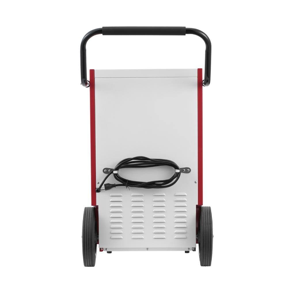 LUKO 225 Pints Commercial Dehumidifier in Red with Auto Defrost, Industrial Heavy Duty Commercial Portable Dehumidifier (3)