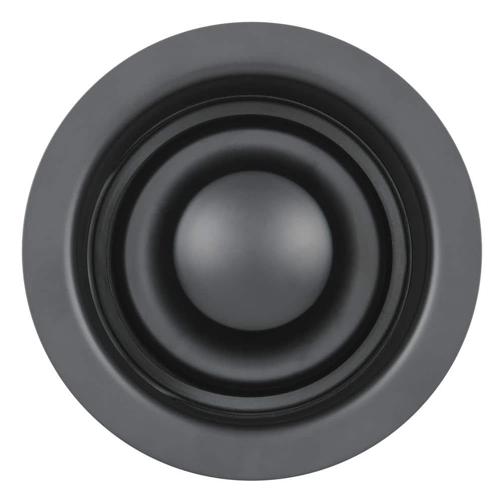 Glacier Bay Garbage Disposal Rim and Stopper - Stainless steel with matte black finish (4)
