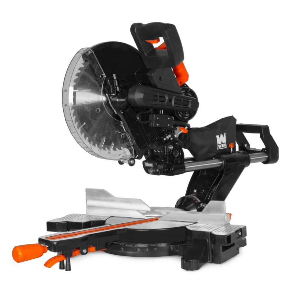 WEN 15-Amp 12 in. Dual-Bevel Sliding Compound Miter Saw with Laser (MM1213T) (2)