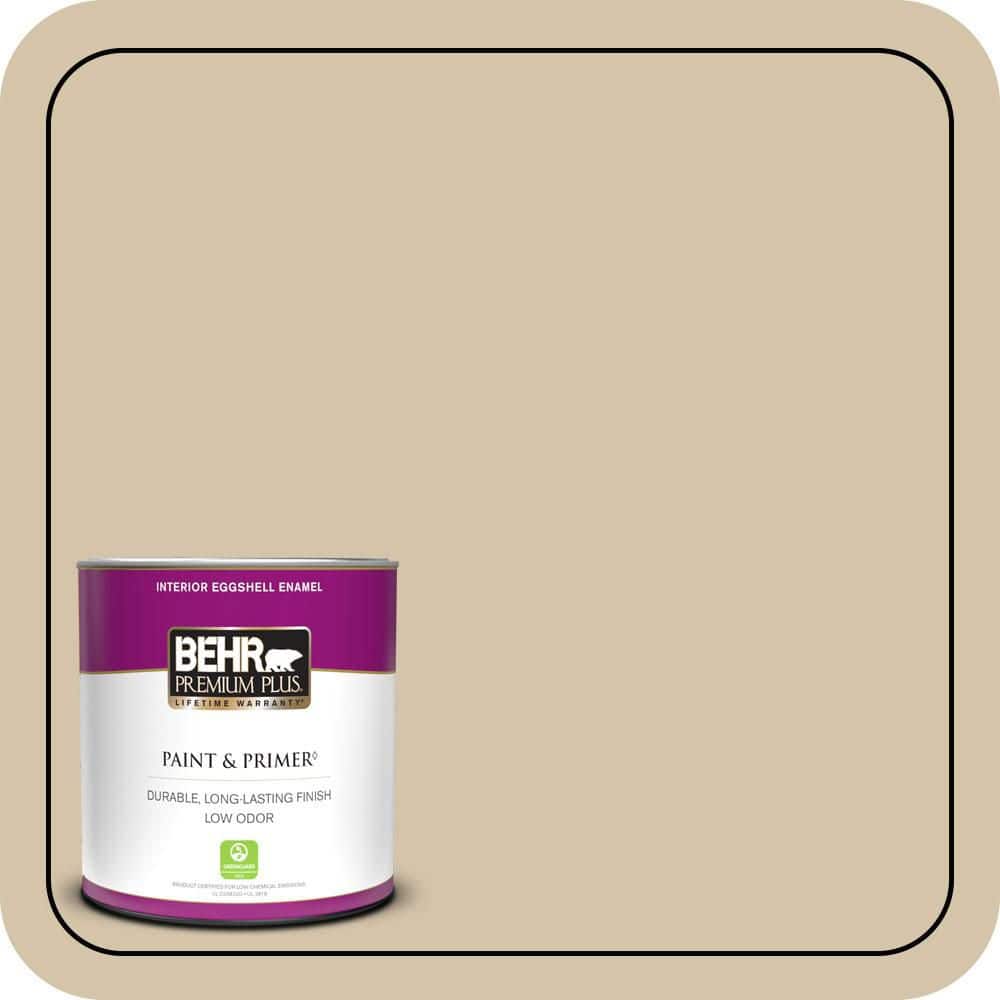 BEHR PREMIUM PLUS #ICC-60 Brown Bread Enamel Interior/Exterior Paint & Primer Color Sample