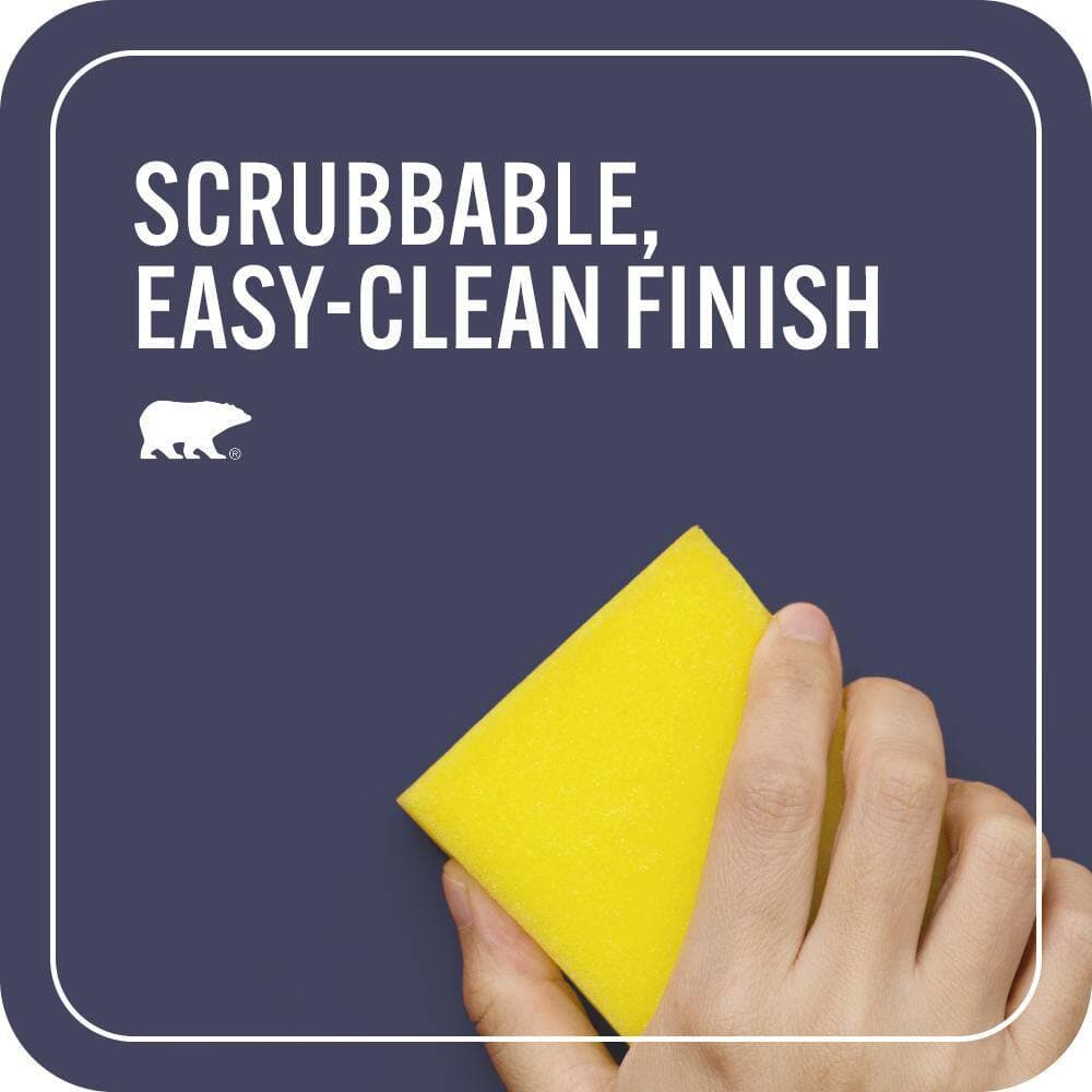 BEHR MARQUEE 1 gal. #PMD-92 Darkest Navy Eggshell Enamel Interior Paint & Primer (4)