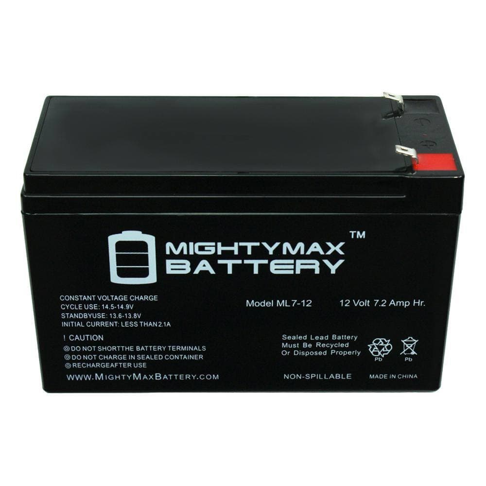 MIGHTY MAX BATTERY 12-Volt 7.2AH Battery for Razor EcoSmart Metro Electric Scooter - 4 Pack (2)