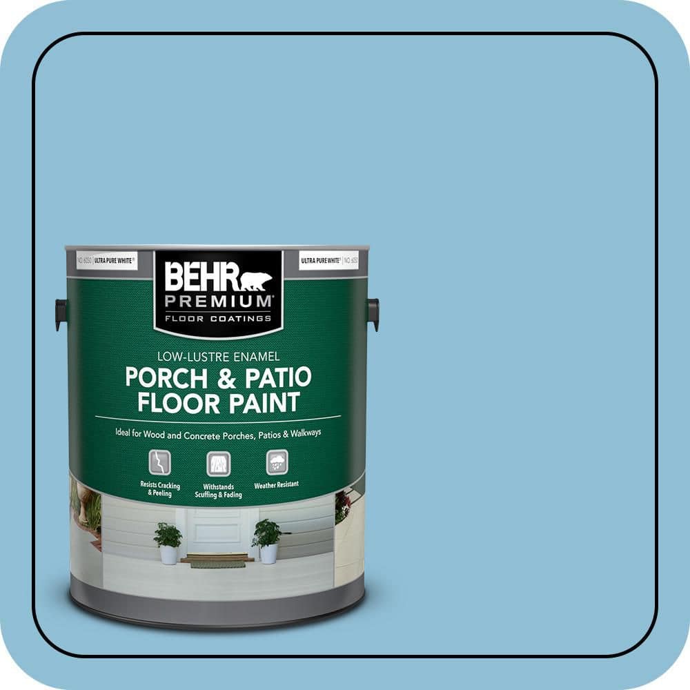 BEHR PREMIUM #M490-3 Low-Lustre Enamel Interior/Exterior Porch and Patio Floor Paint (1)