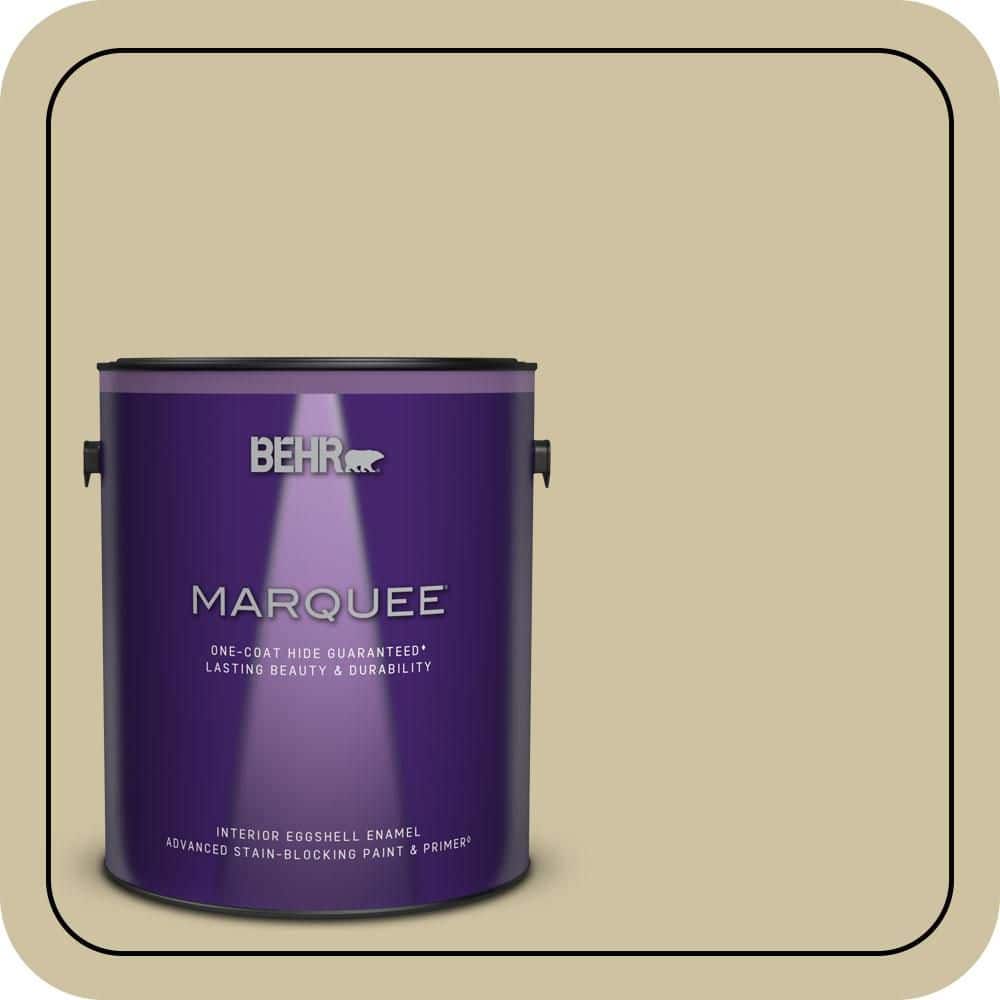 BEHR MARQUEE 1 gal. #S330-3 Seasoned Salt One-Coat Hide Eggshell Enamel Interior Paint & Primer