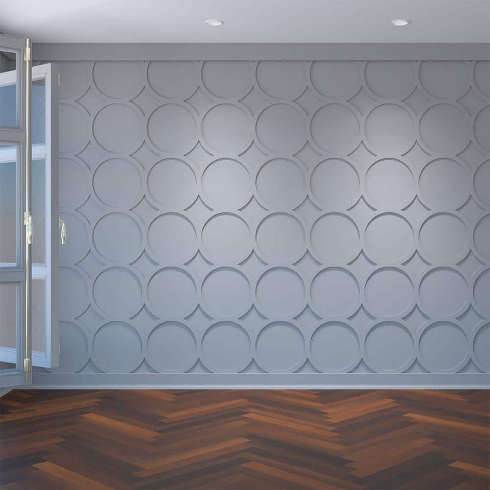 Ekena Millwork 15 3/8"W x 15 3/8"H x 3/8"T Medium Beacon Decorative Fretwork Wall Panels Architectural Grade PVC (1)