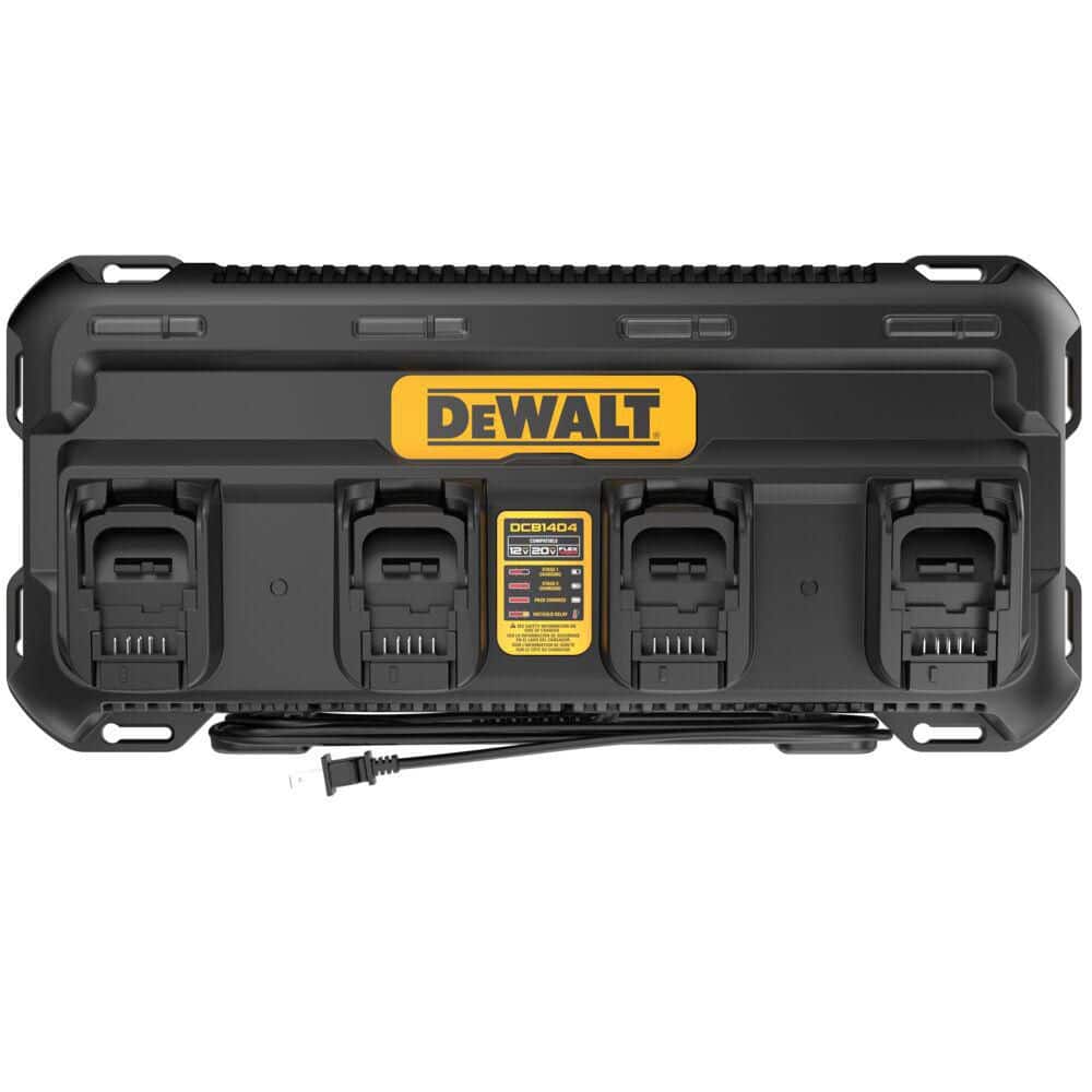 DEWALT 12V/20V/60V MAX 4-Amp 4-Port Lithium-Ion Battery Charger (1)