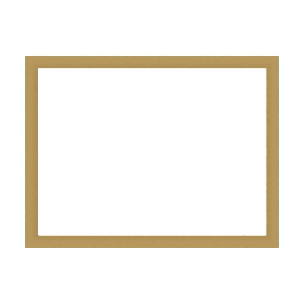 Amanti Art Mirror Makeover Grace Brushed Gold 41.25 in. W x 31.25 in. H Bathroom Mirror Frame Border Kit-Fits a 40x30 Mirror (1)