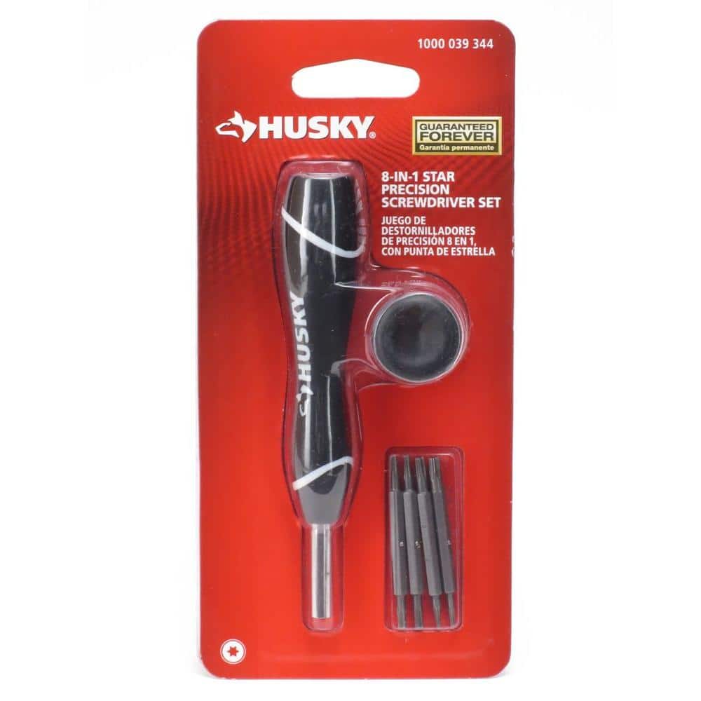 Husky 8-in-1 Precision Torx Screwdriver Set (3)