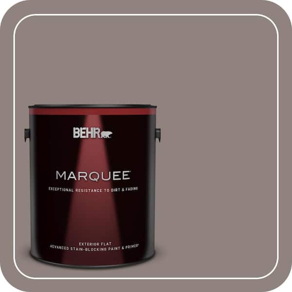 BEHR PREMIUM PLUS Home Decorators Collection #HDC-CL-22G Roanoke Taupe Enamel Interior/Exterior Paint & Primer Color Sample (2)