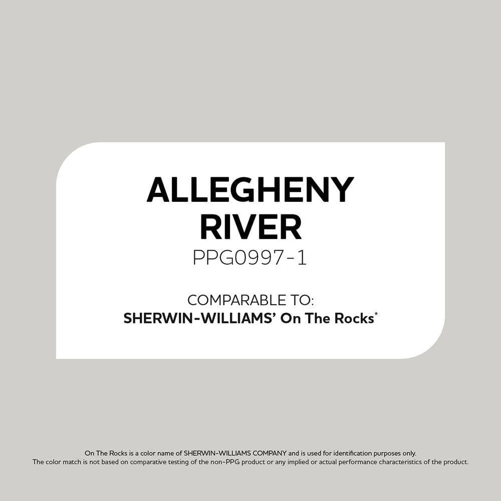 Glidden Ultra-Hide 1 gal. PPG0997-1 Allegheny River Satin Interior Paint (3)