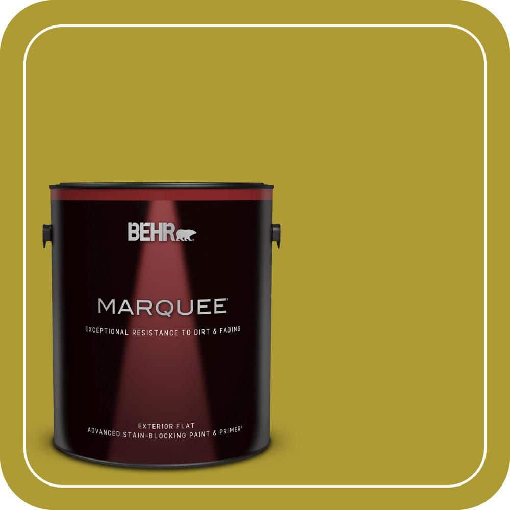 BEHR MARQUEE 1 gal. #P330-7 Luscious Lime Flat Exterior Paint & Primer (1)