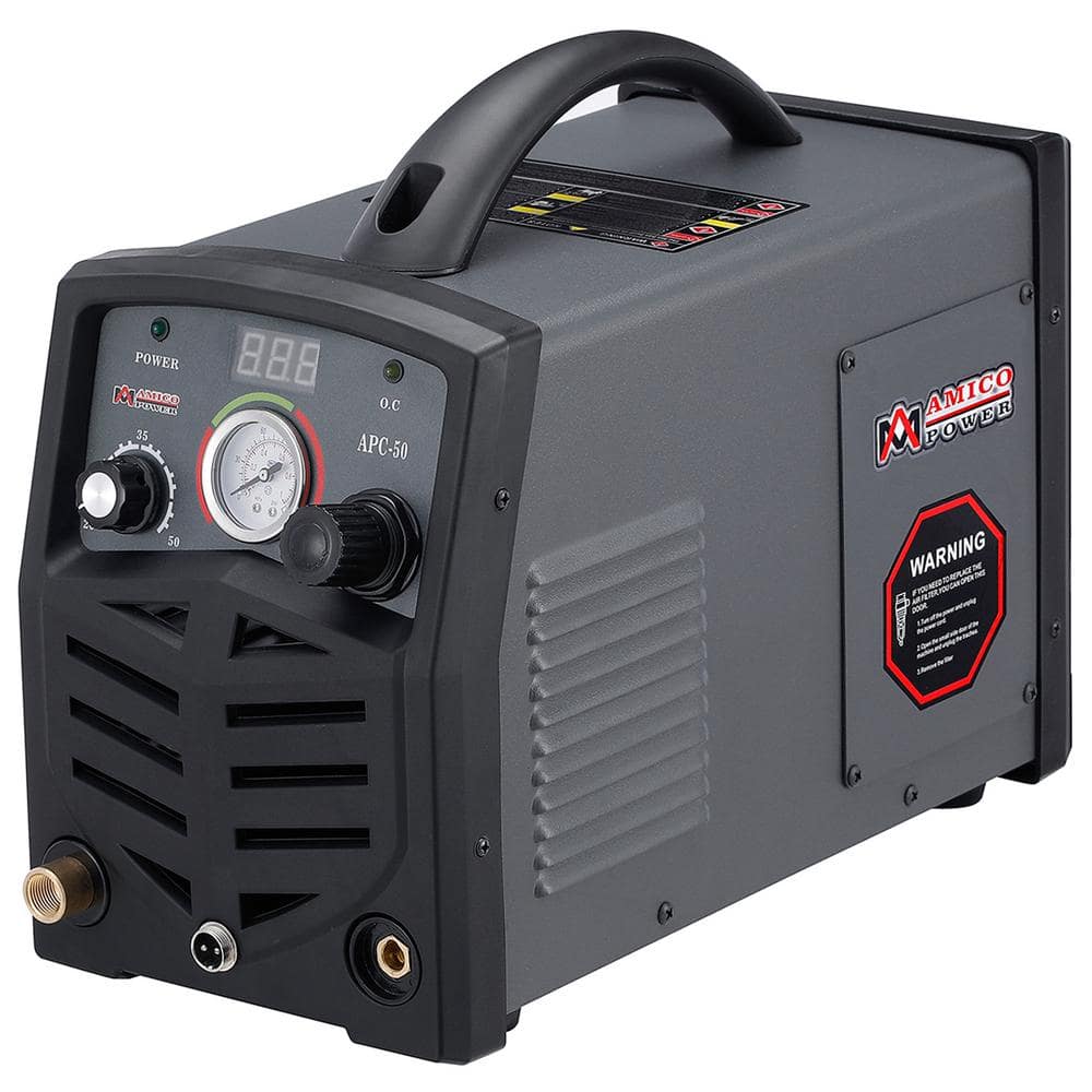 AM AMICO ELECTRIC APC-50, 50 Amp Plasma Cutter, 115-Volt/230-Volt Dual Voltage Compact Metal Cutting Machine, 3/4 in. Clean Cut (3)