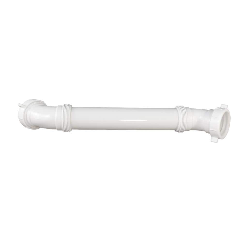 PLUMBFLEX 1-1/2 in. Polypropylene Offset Trap for Tubular Drain Applications (2)